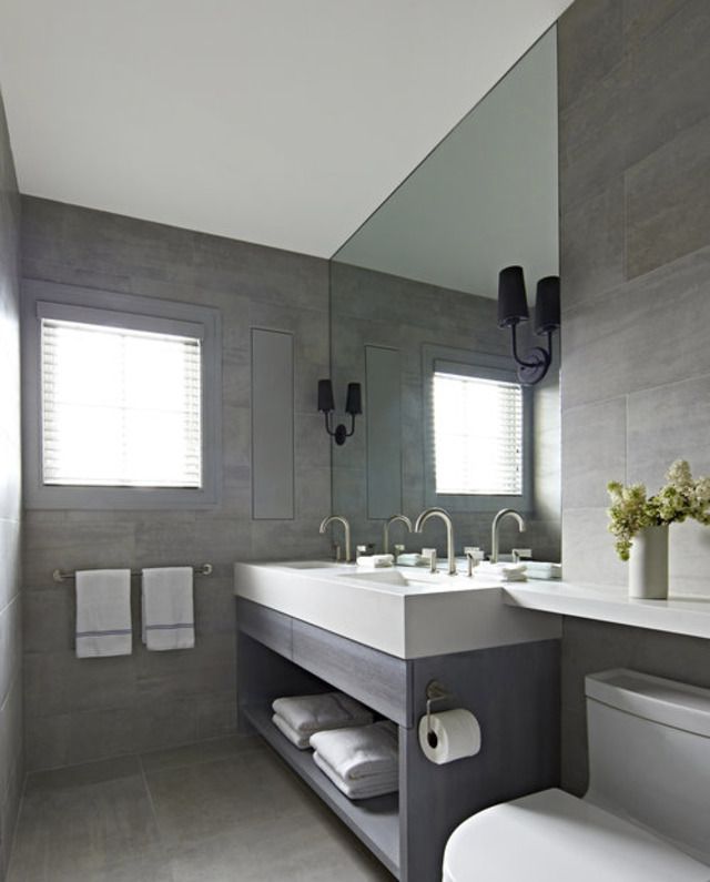 dark bathroom ideas tile wall and floor