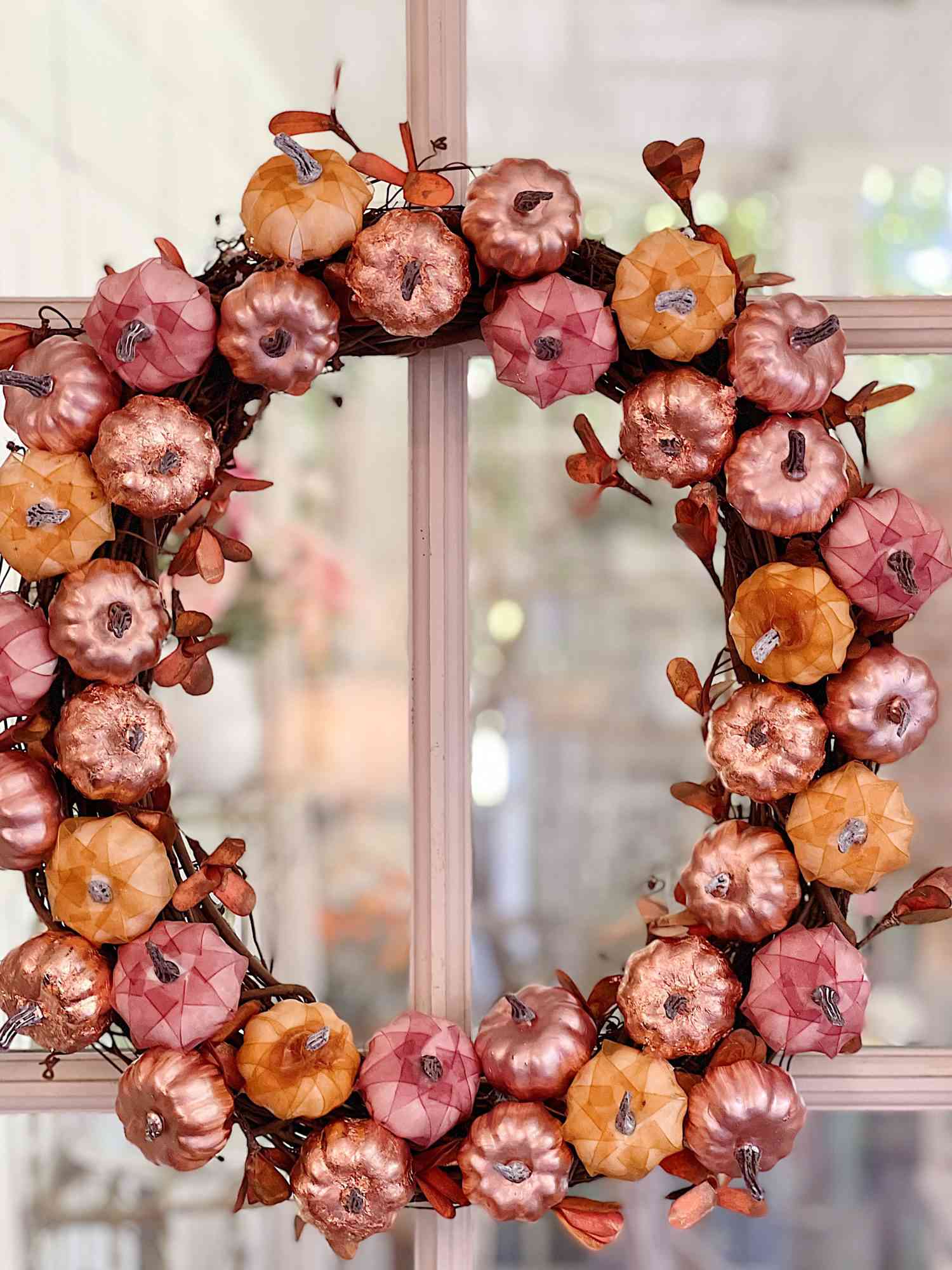 diy pumpkin wreath fall