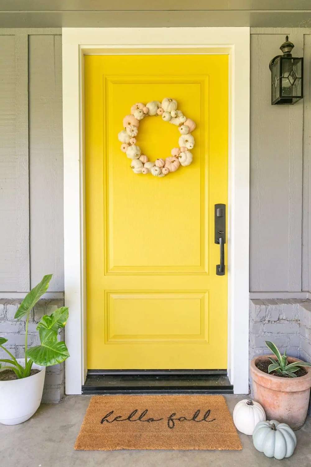 diy front door fall wreath