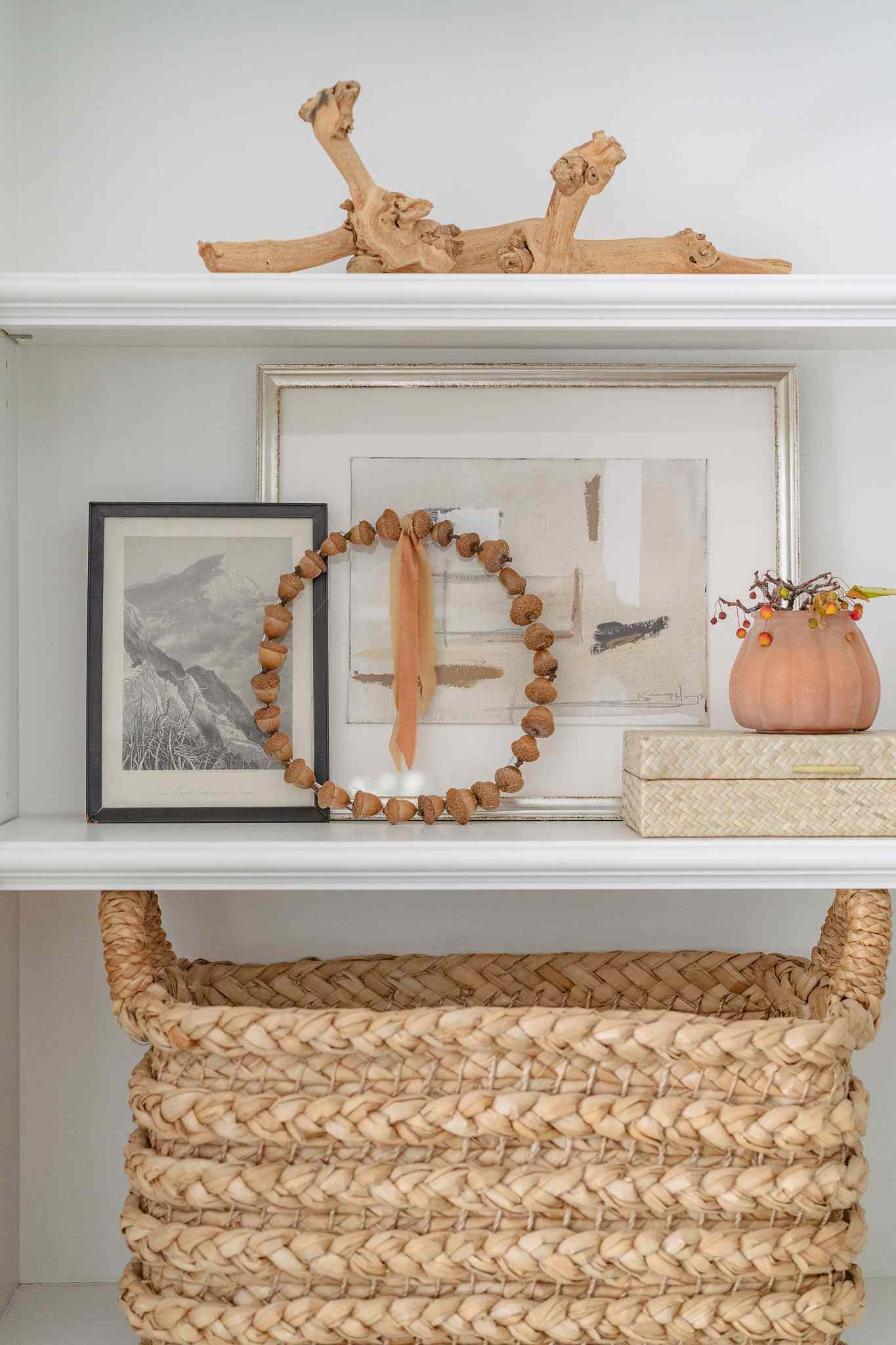 diy fall acorn wreath