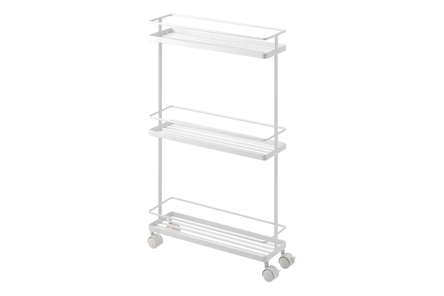 The Container Store Yamazaki Tower Rolling Cart White