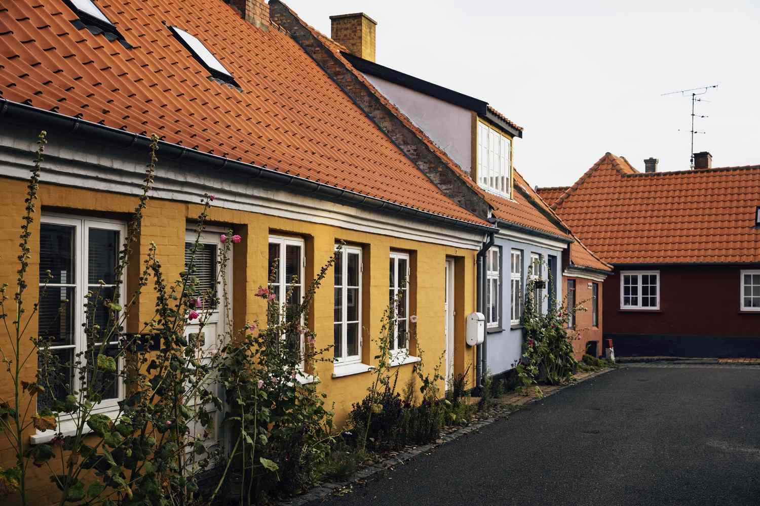 Senfgelbes Haus in Dänemark