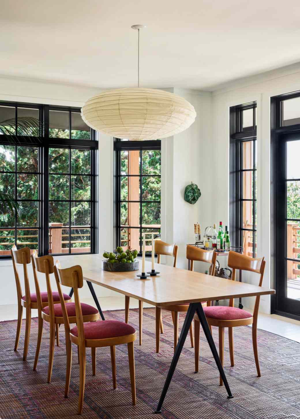 midcentury modern dining room