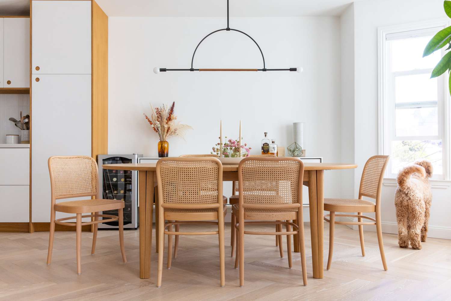 midcentury modern dining room