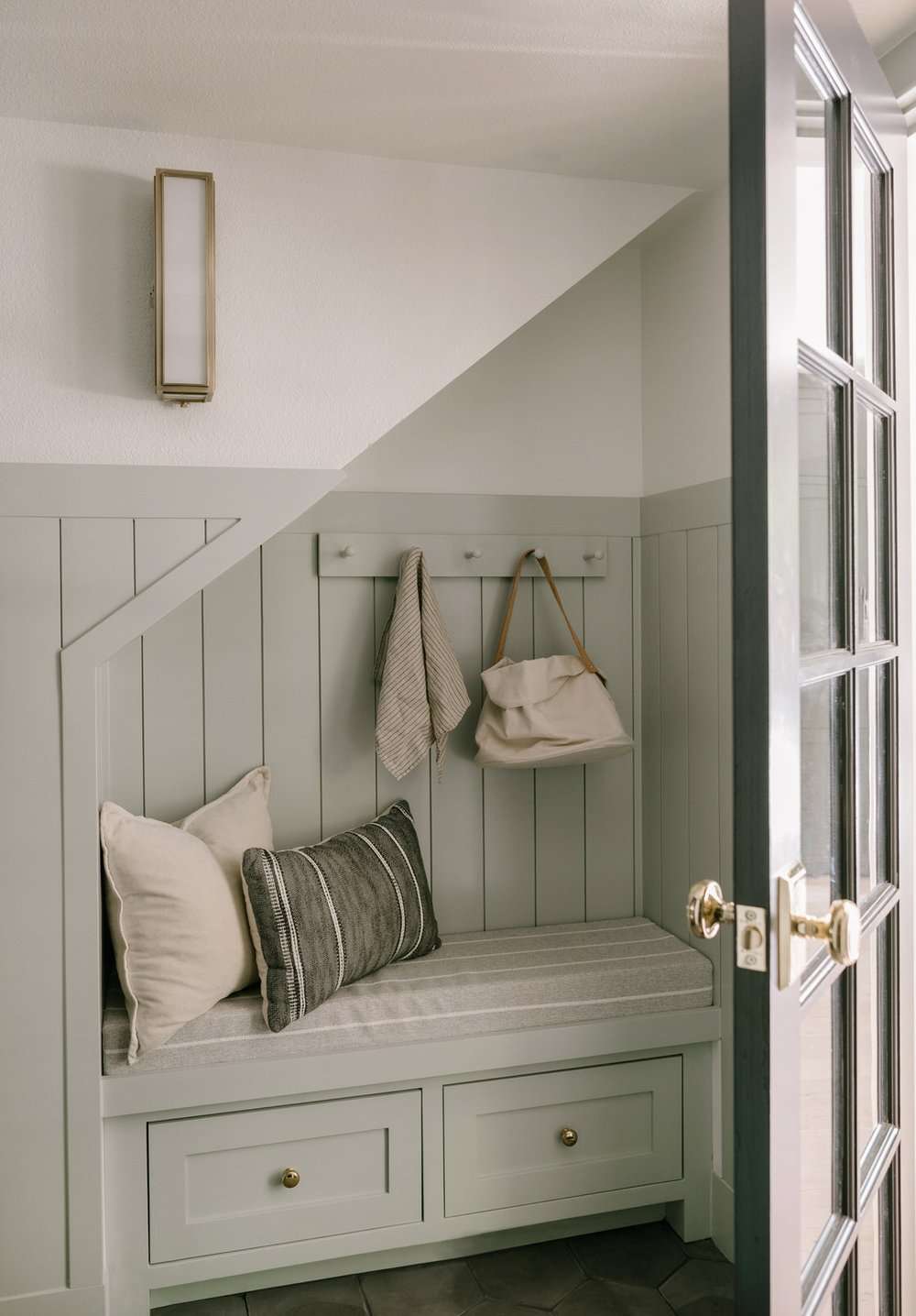 mudroom wainscoting