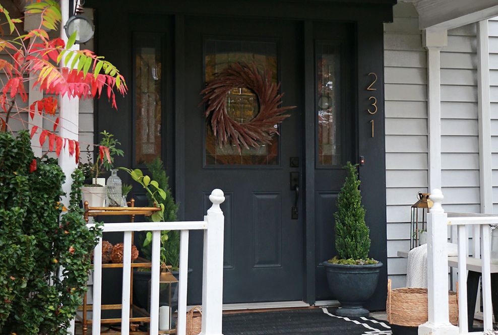 fall door decorating ideas