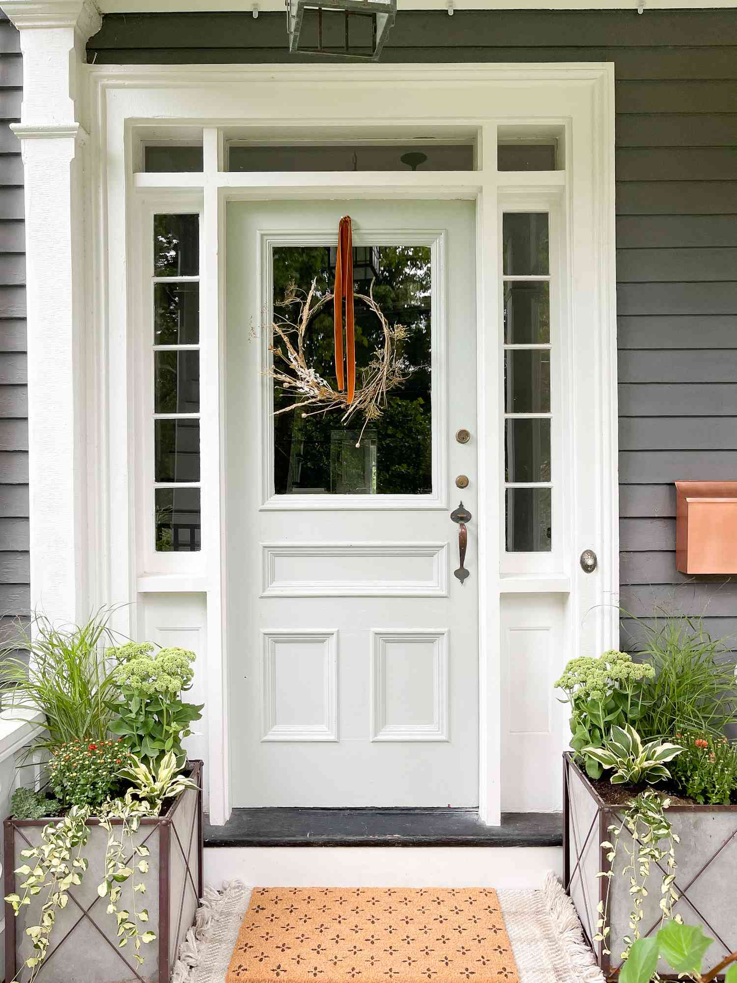 texture fall door decorating ideas