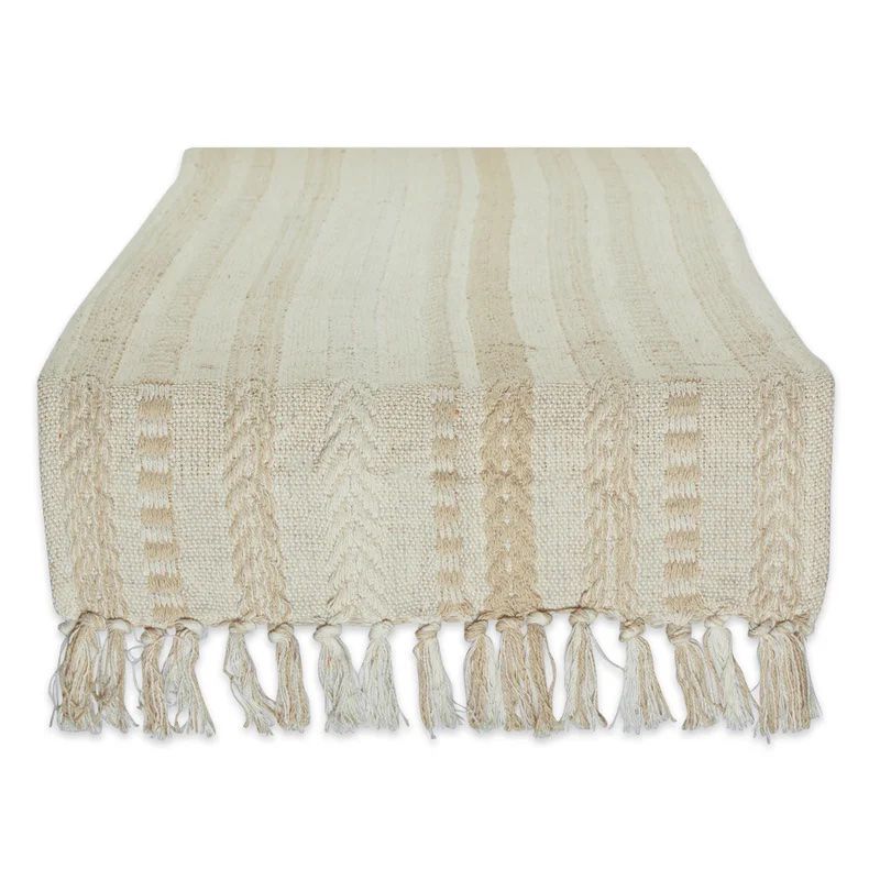 Foundry Select Elco Rectangle Striped Cotton Table Runner