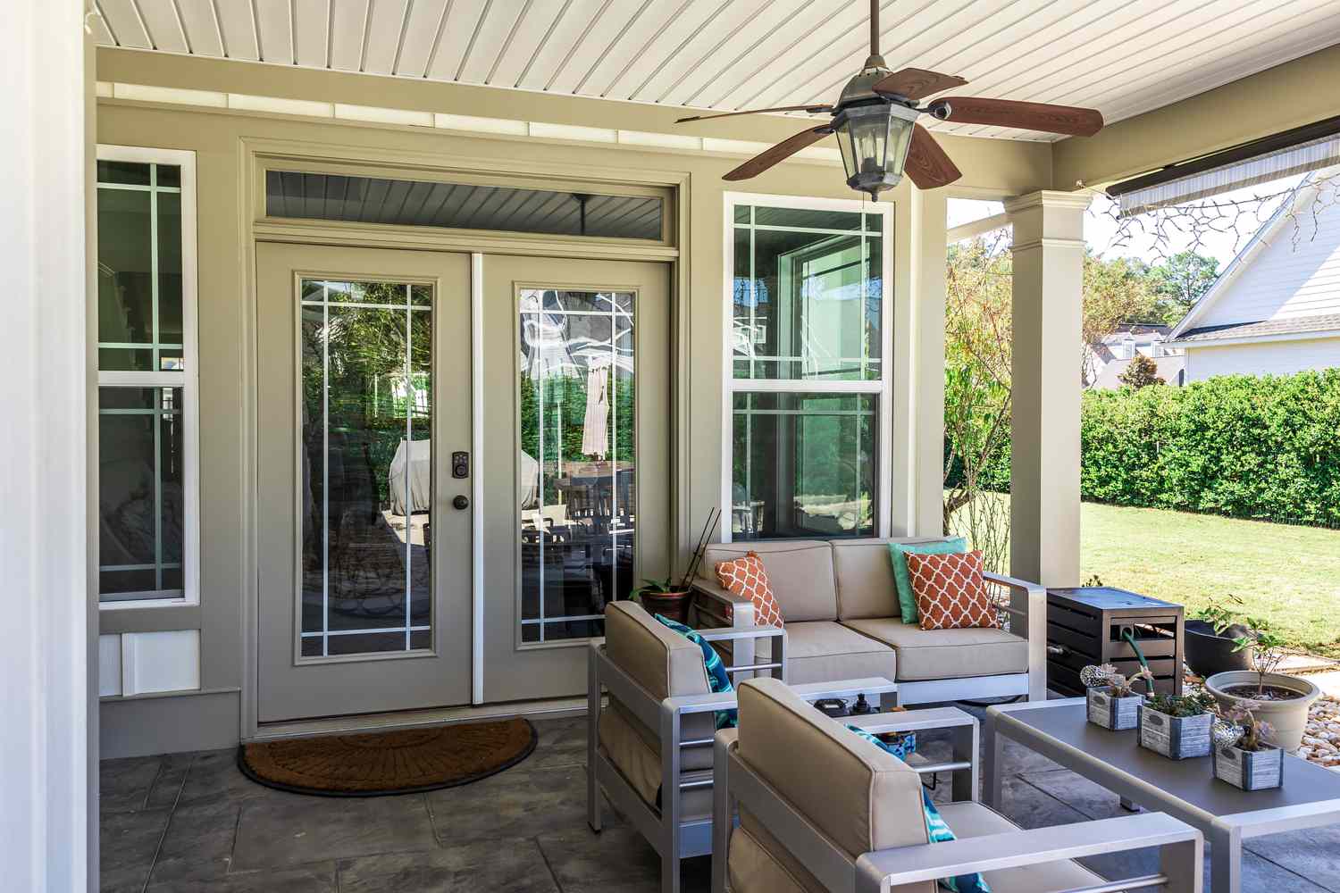 double patio doors