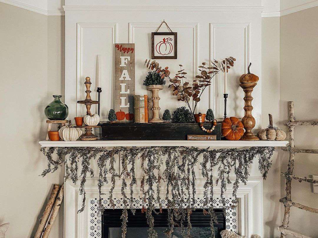 capa decoracion halloween mantel ideas