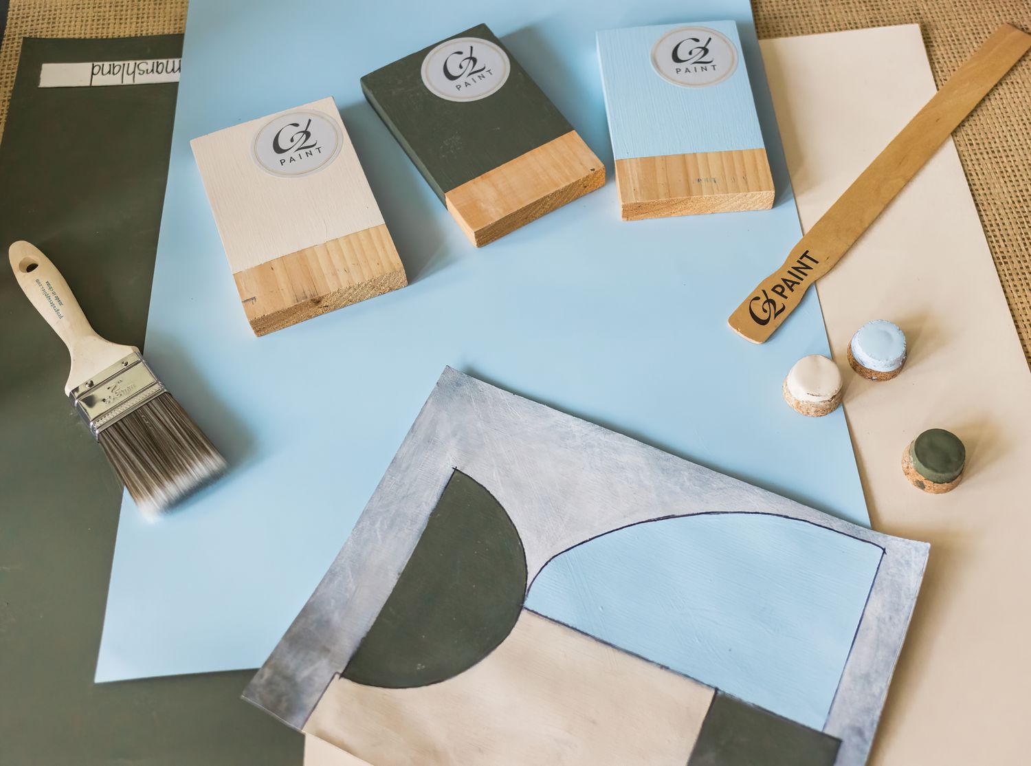 C2 Paint's 2024 COTY Collection swatches