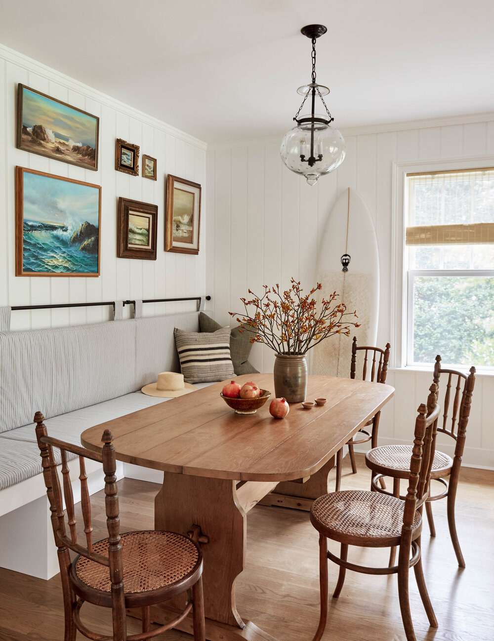 A farmhouse style dining room