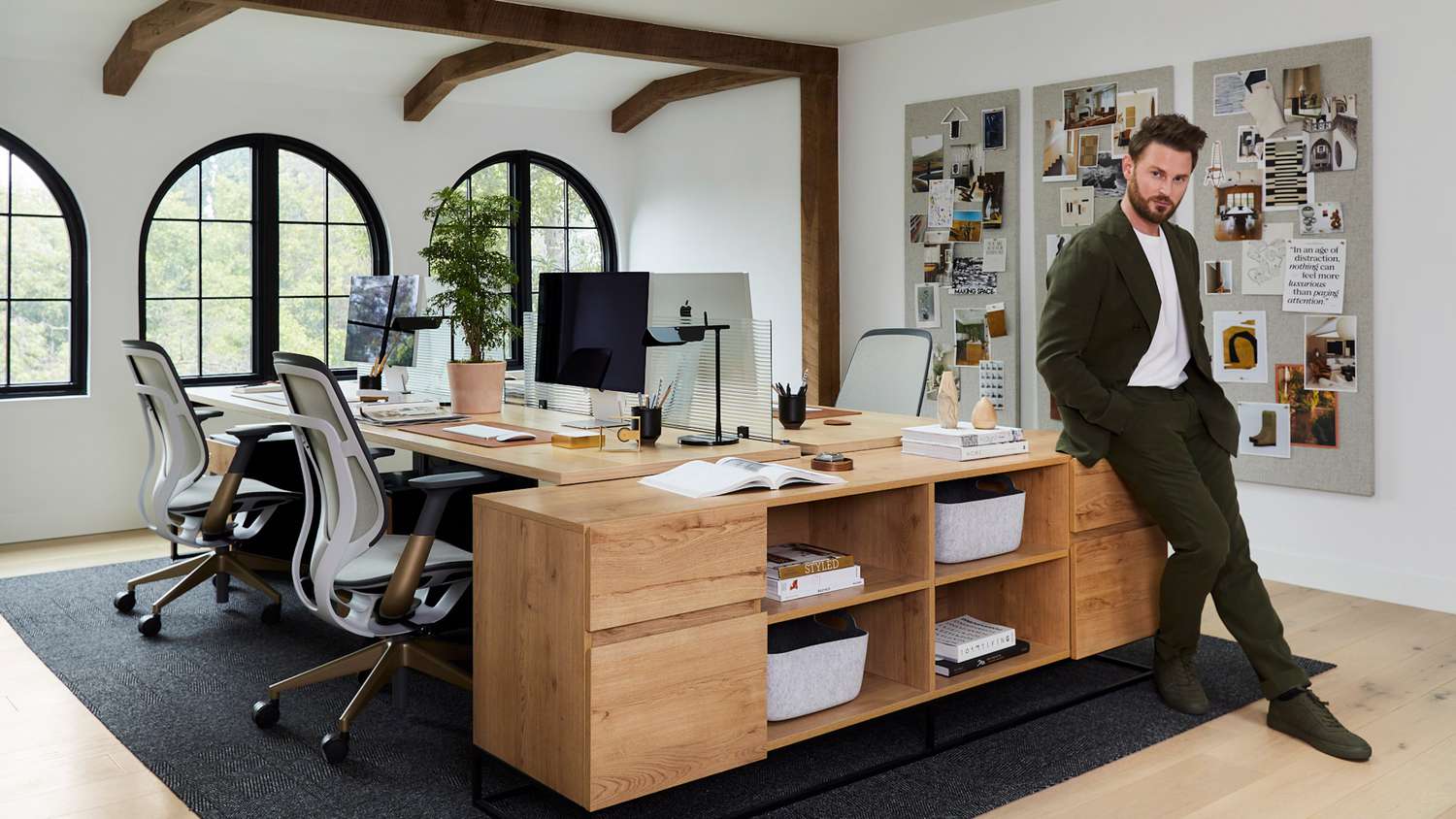 Bobby Berk at his newly redesigned LA office