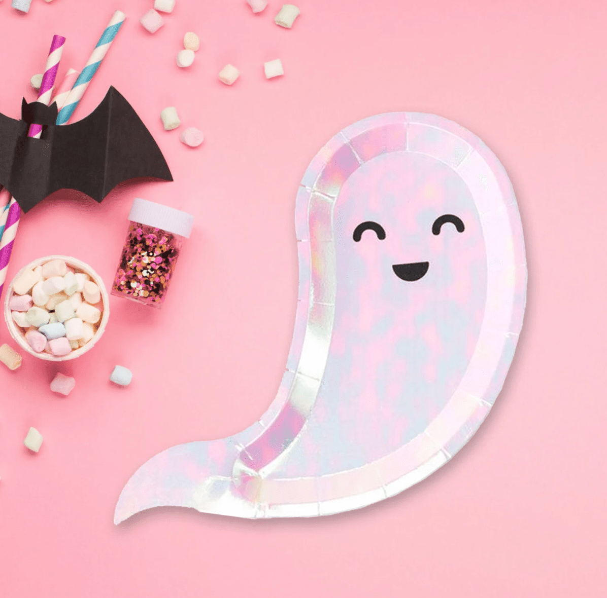 holographic pink ghost plate