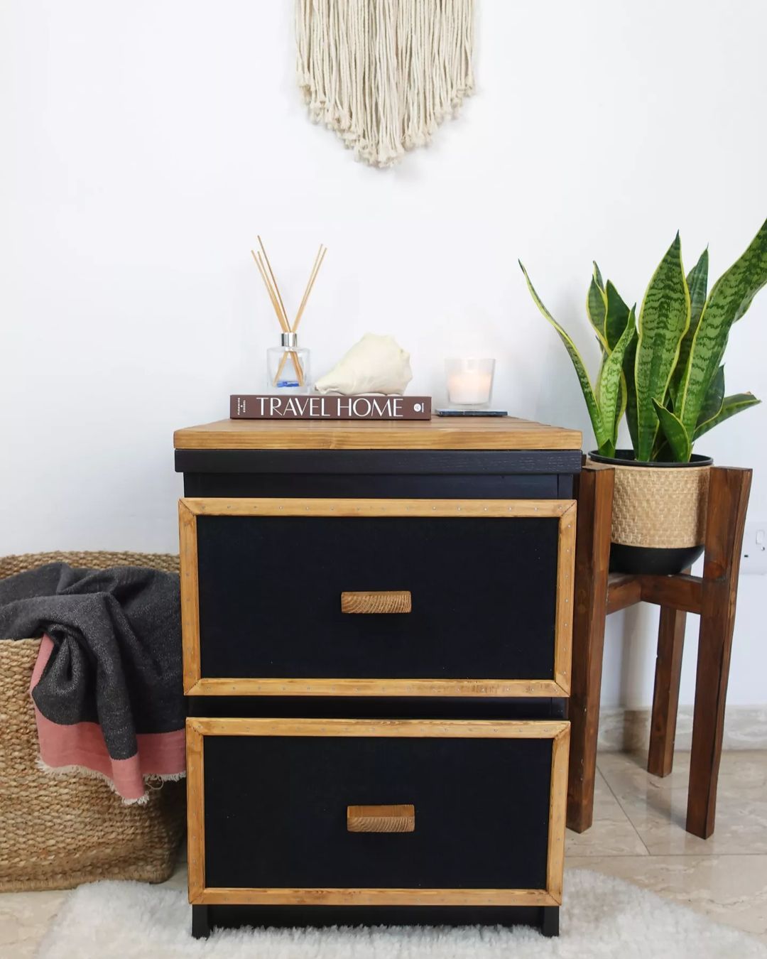 Ikea Malm nightstand hack