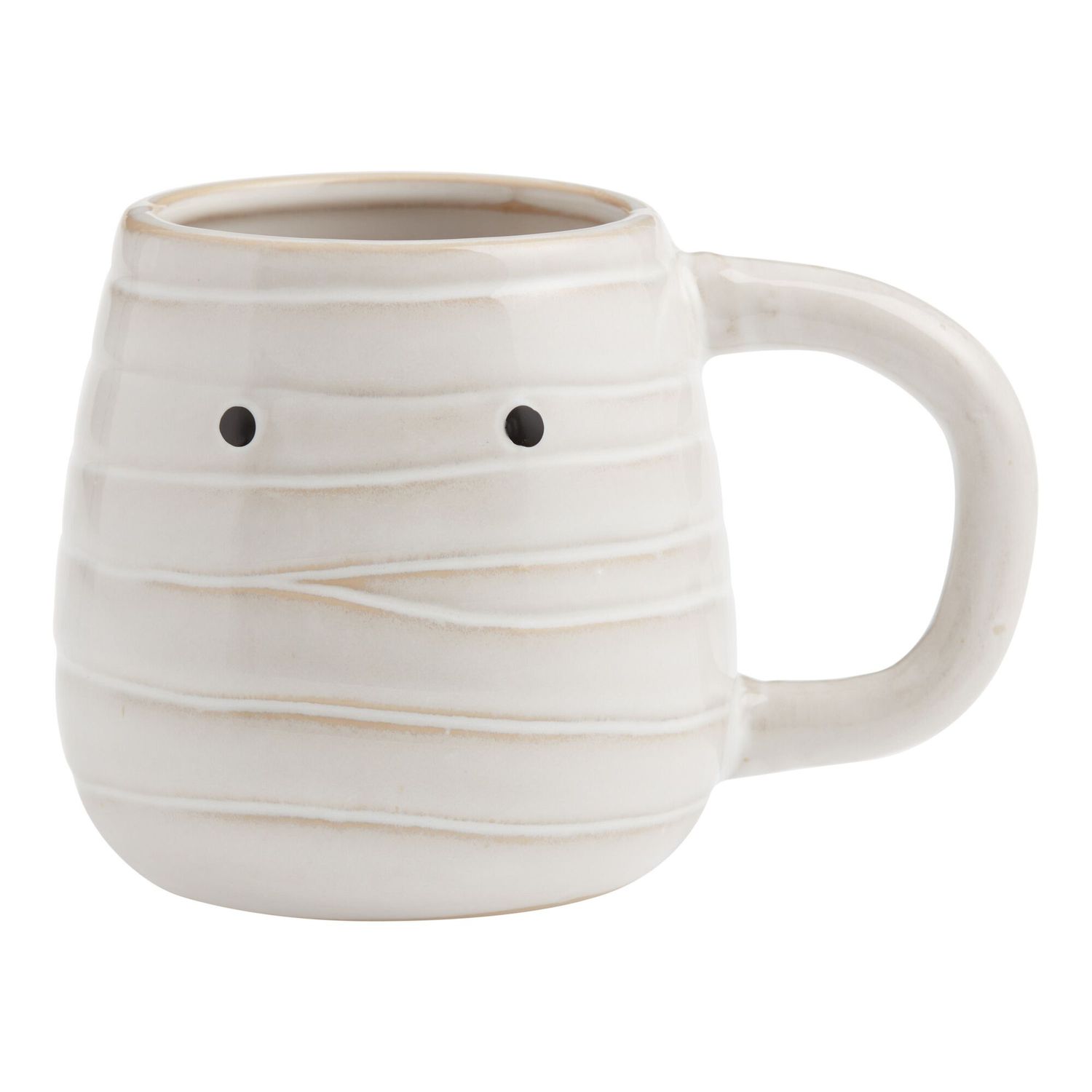 white mummy coffee mug