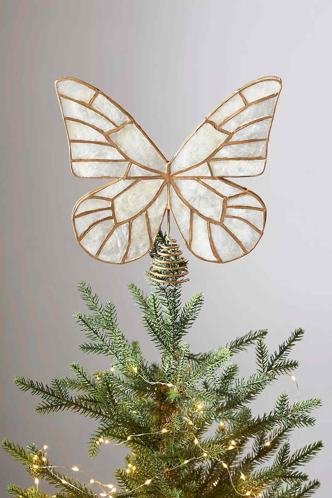 Butterfly shaped tree topper