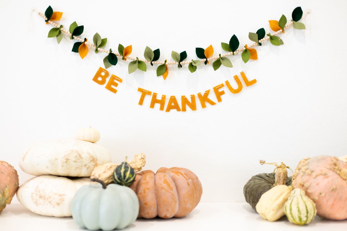 DIY Thanksgiving-Girlande