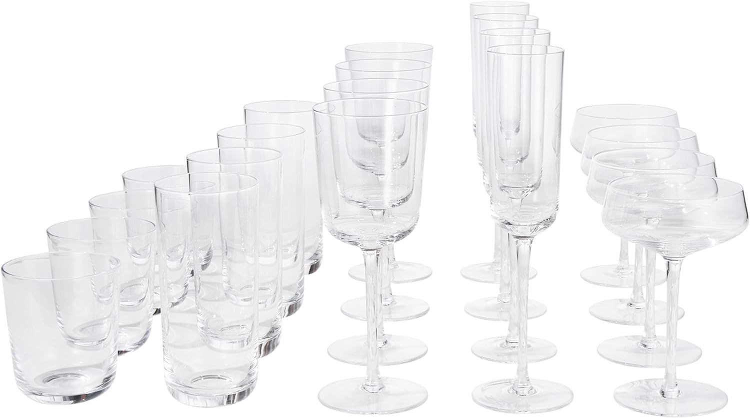Leeway glassware set