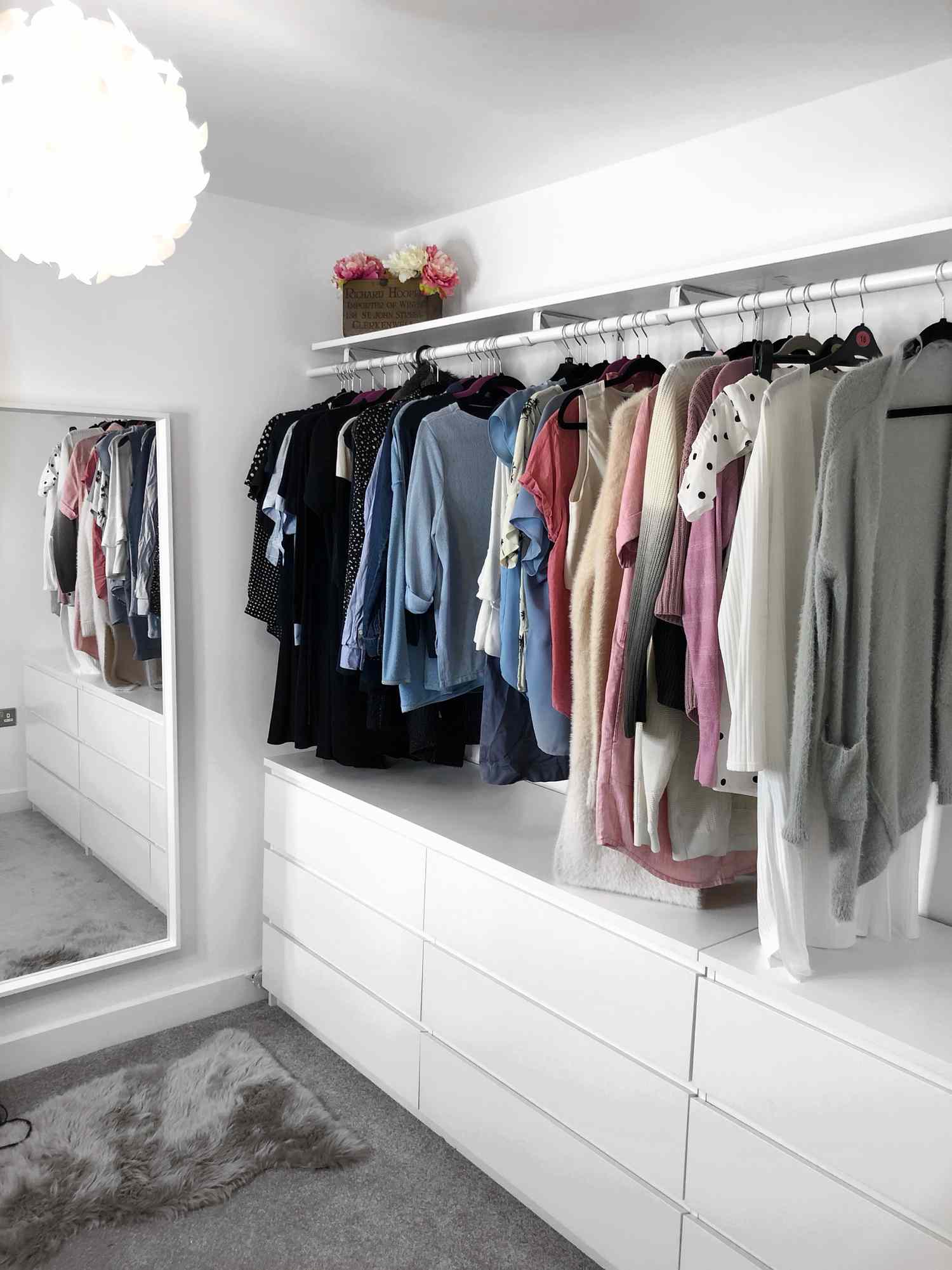 IKEA open wardrobe hack