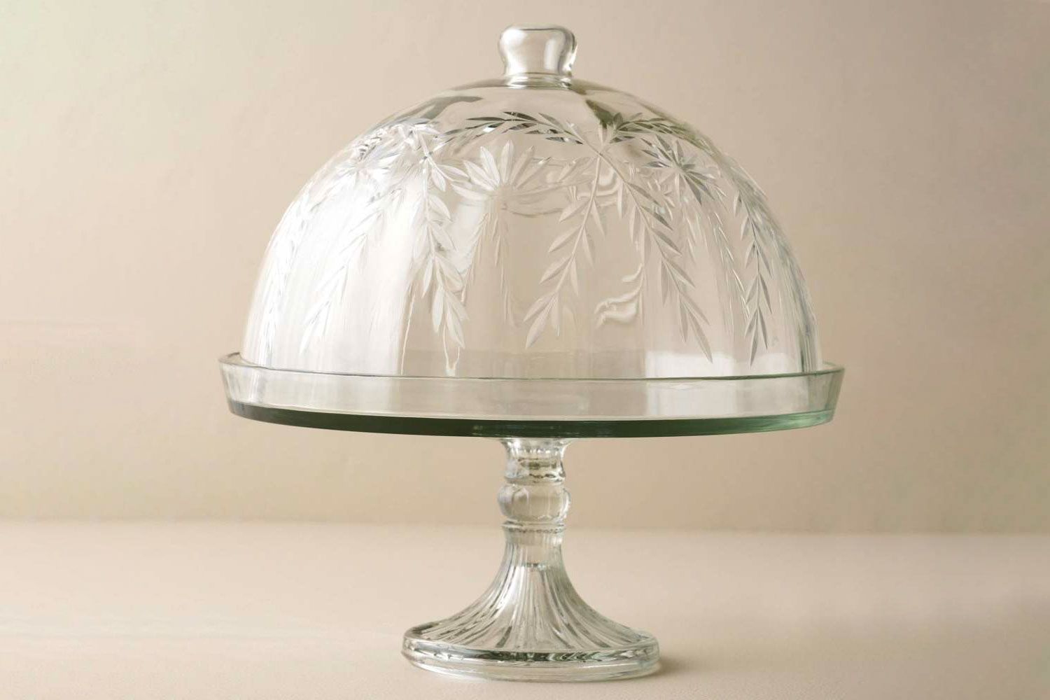 Vivian Cut Glass Cake Stand