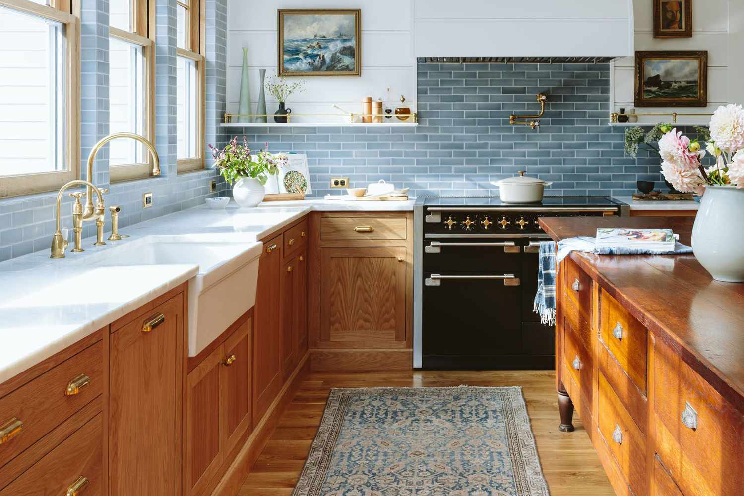 wie man Küchenschränke aus Eiche moderner aussehen lässt