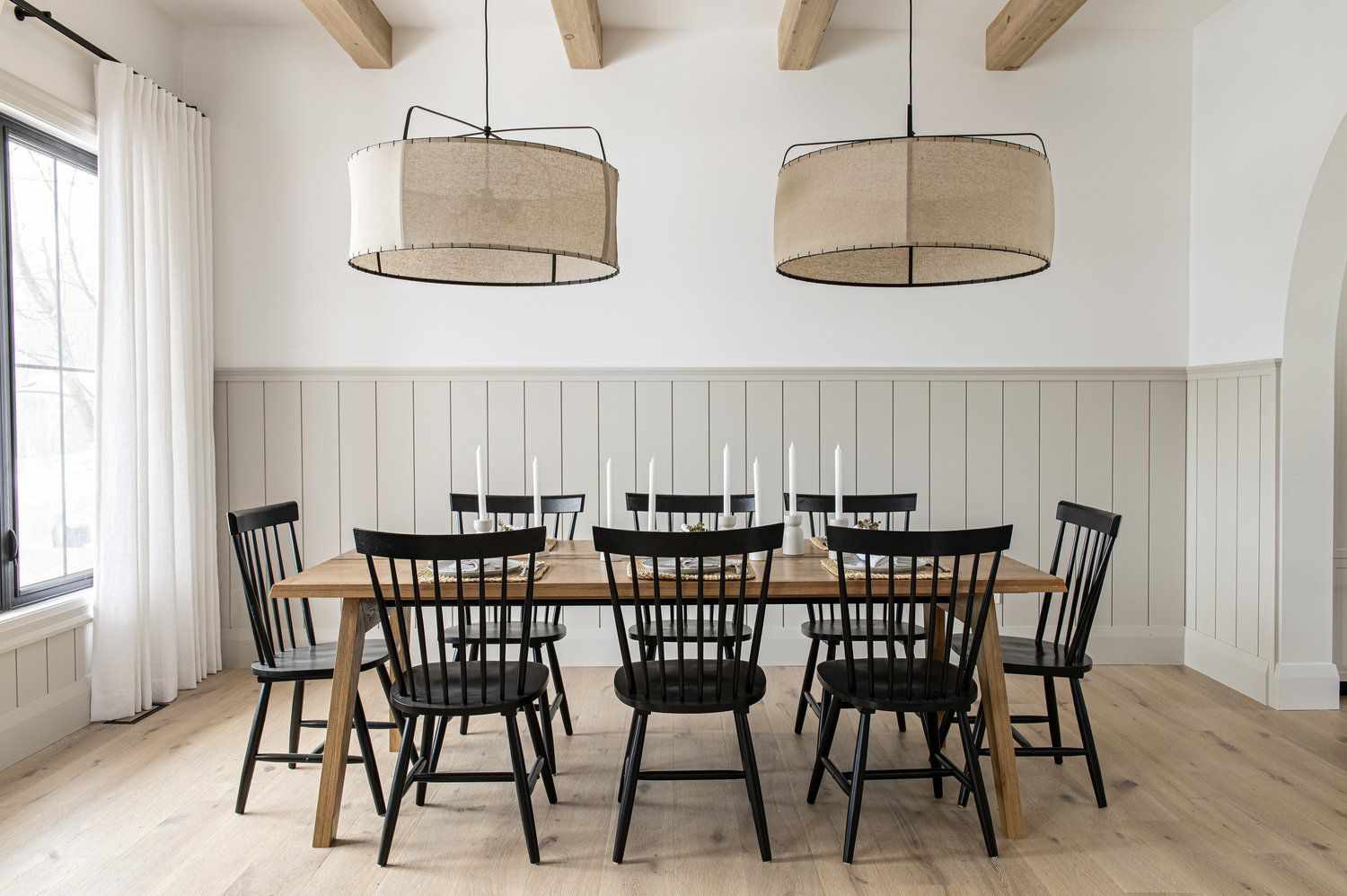 modern farmhouse dining room