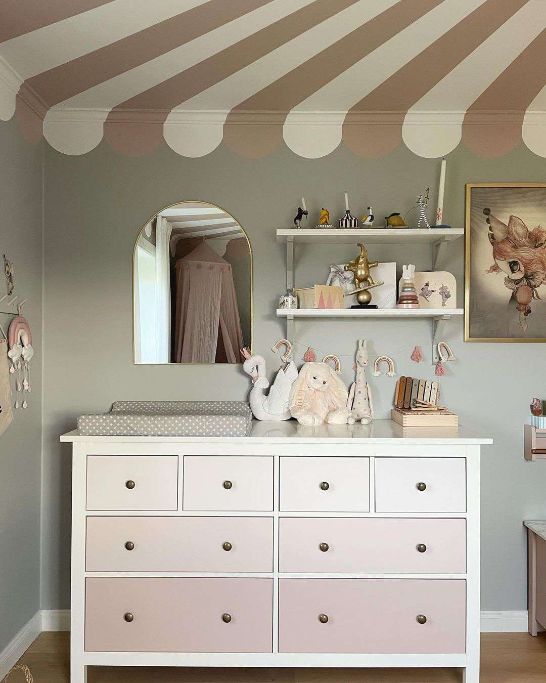 Hemnes nursery dresser hack