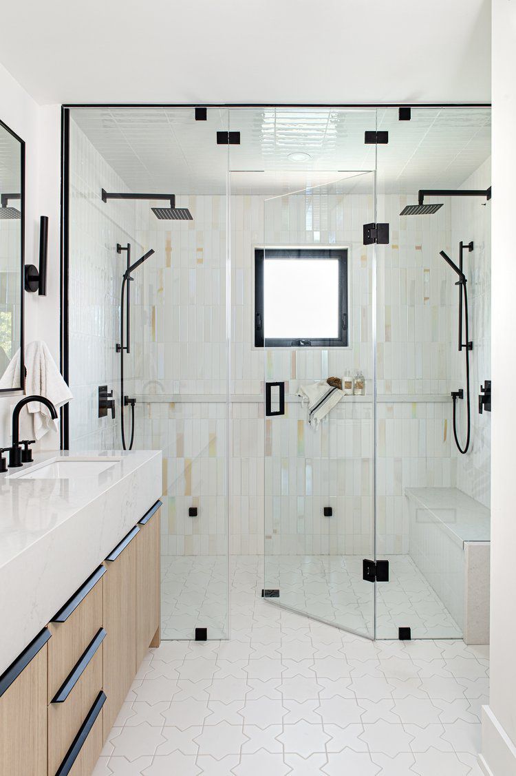 Moroccan bathroom floor tile ideas