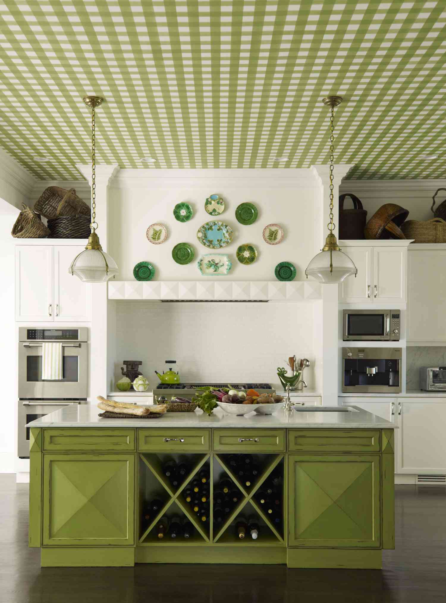 ideas papel pintado remodelación cocina