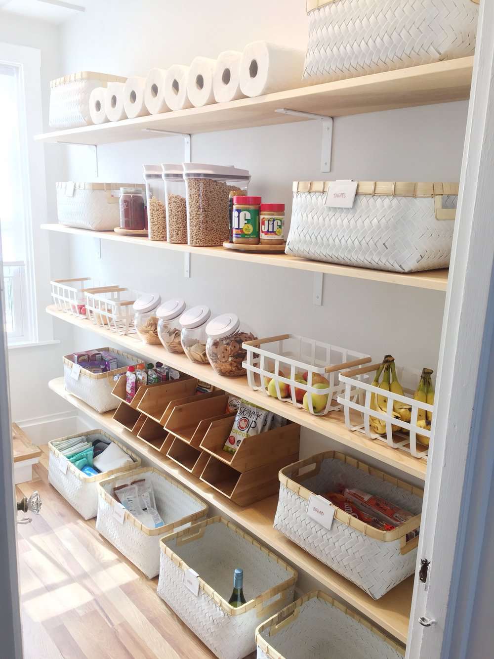 Window in Walk-In Pantry