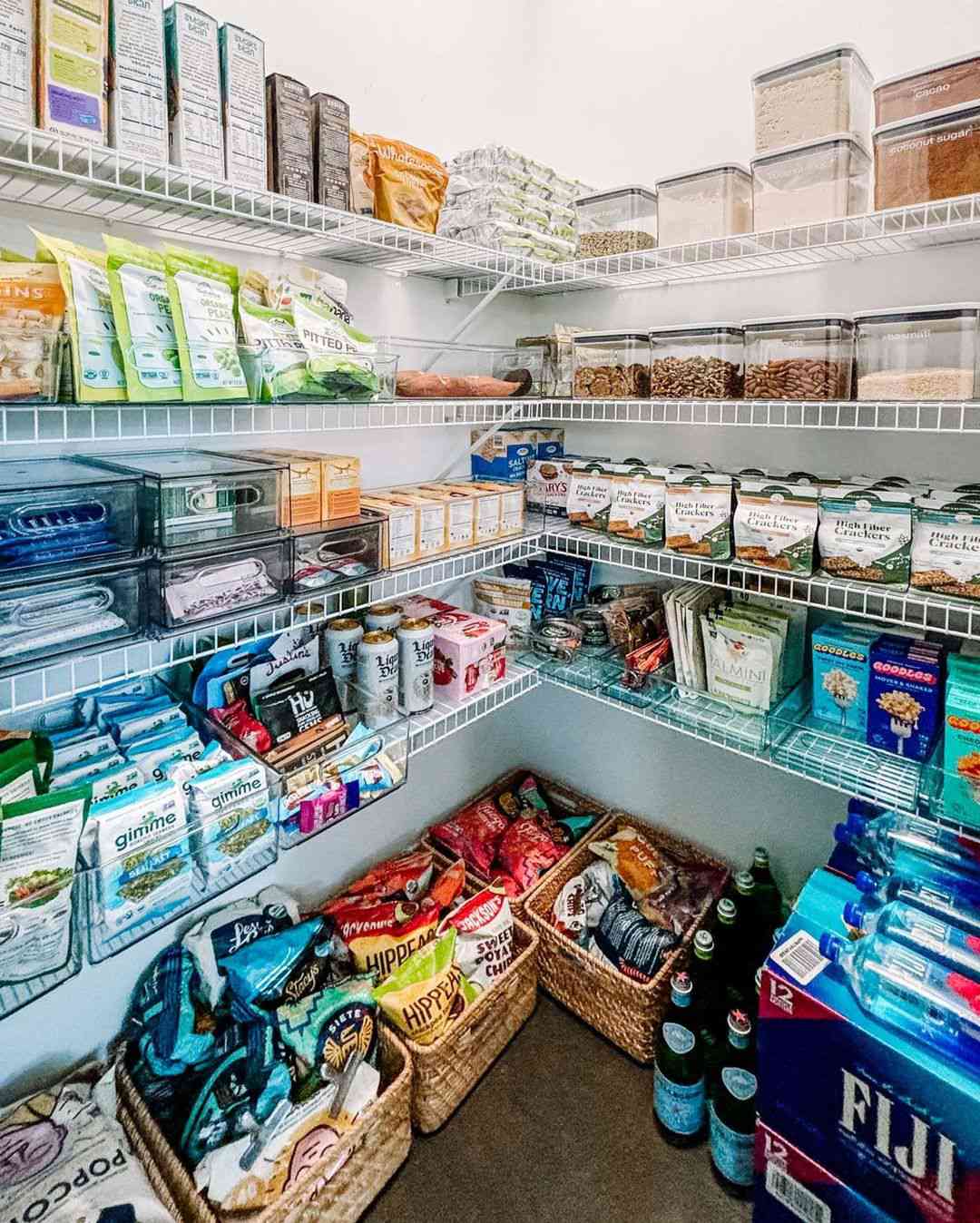 Walk-In Pantry with Snack and Drink Storage
