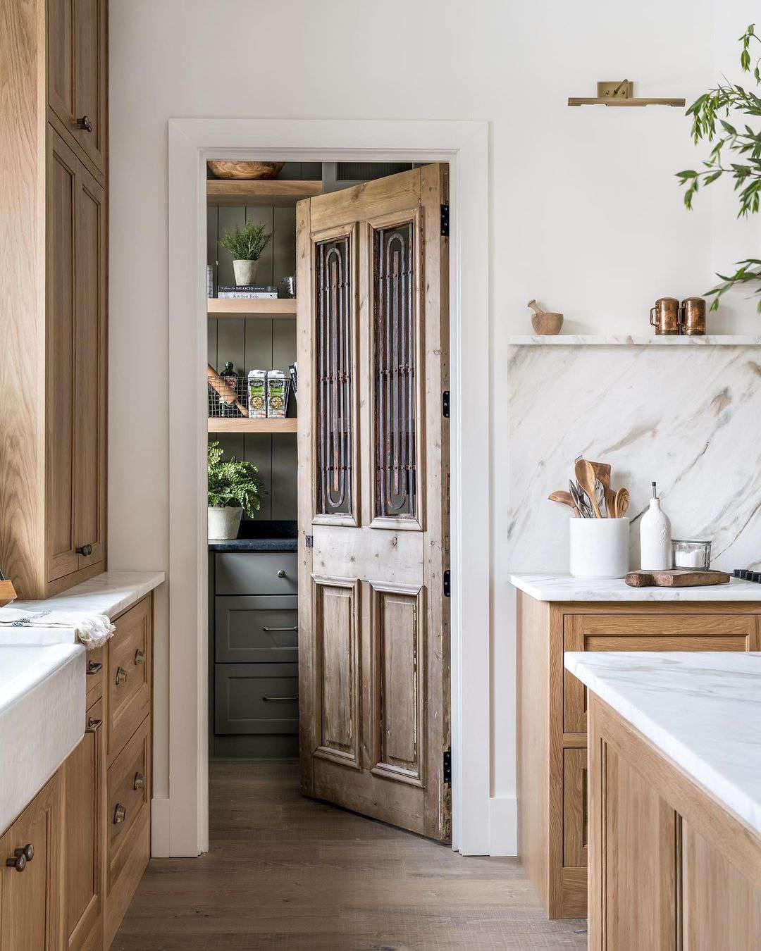 Antique Door Leading to Pantry