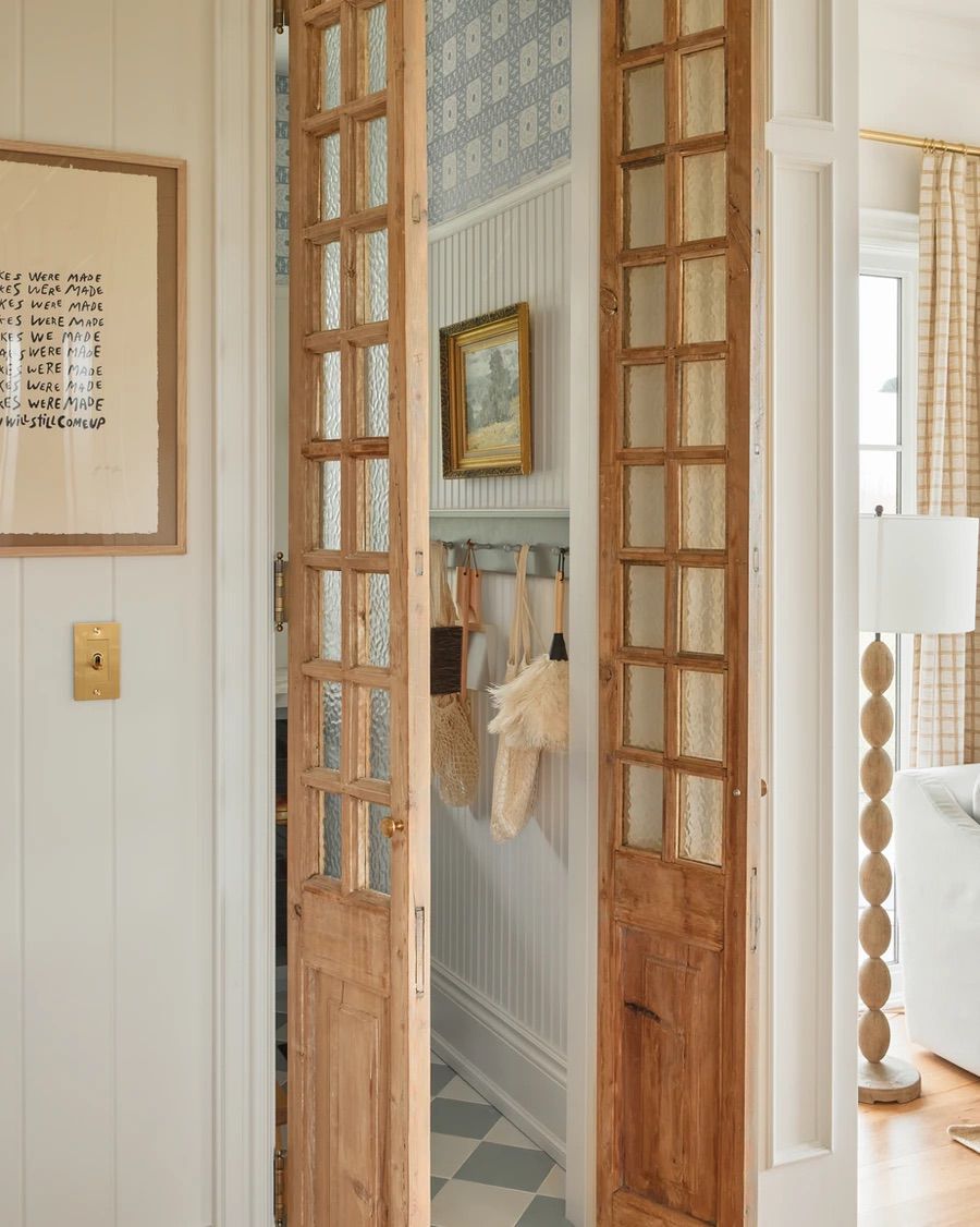 Double French Doors to Pantry