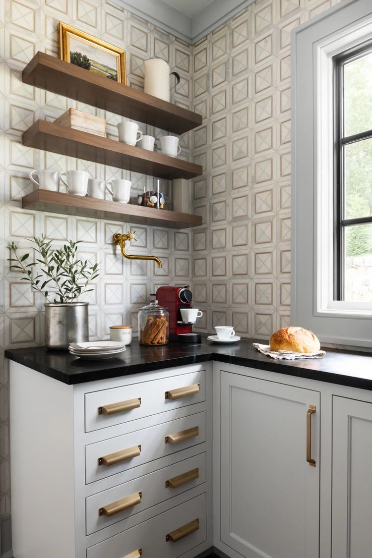 Pot Filler in Wall Walk-In Pantry