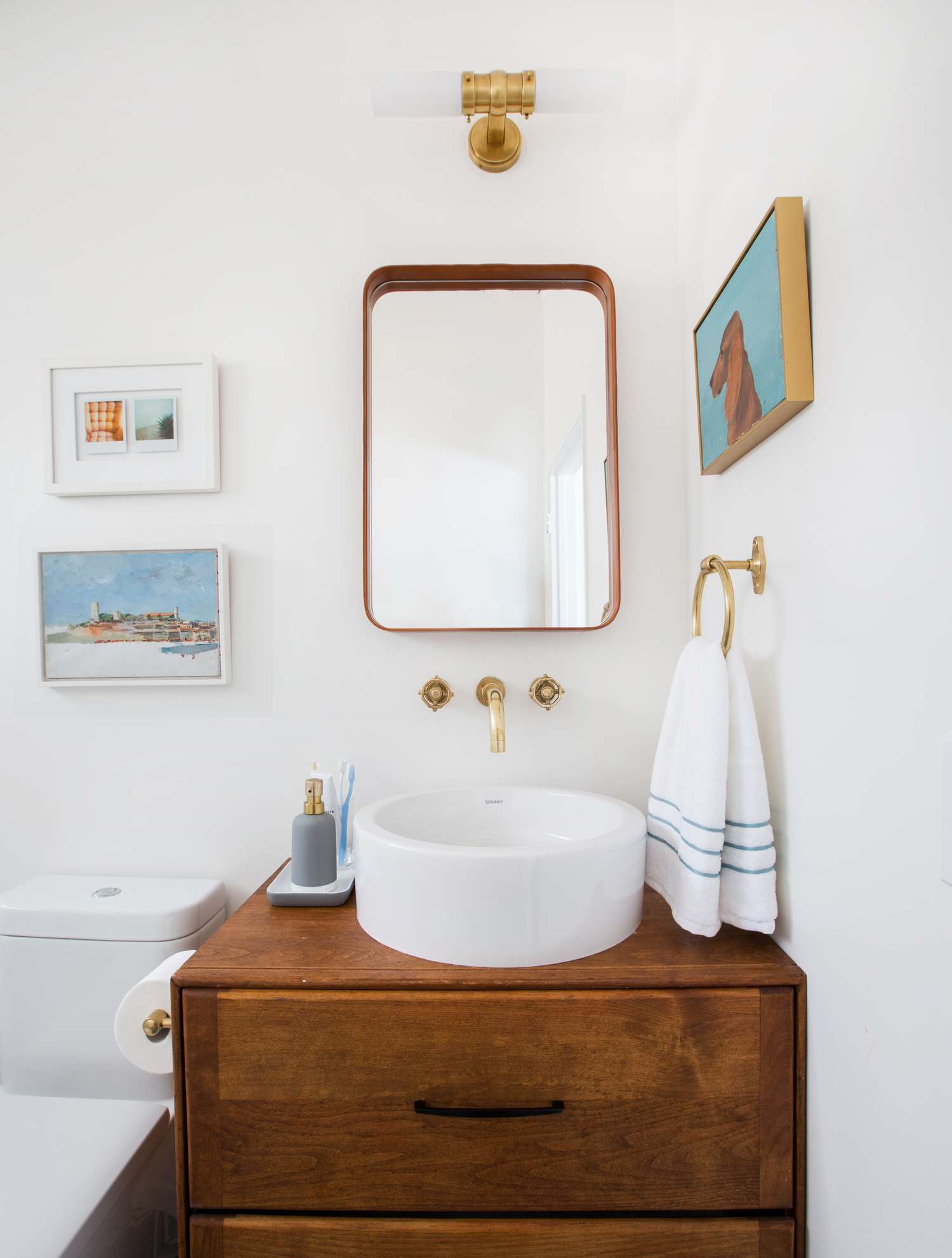 bathroom sink ideas round vessel