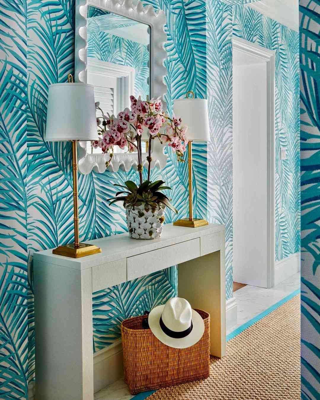 patrón de papel pintado tropical