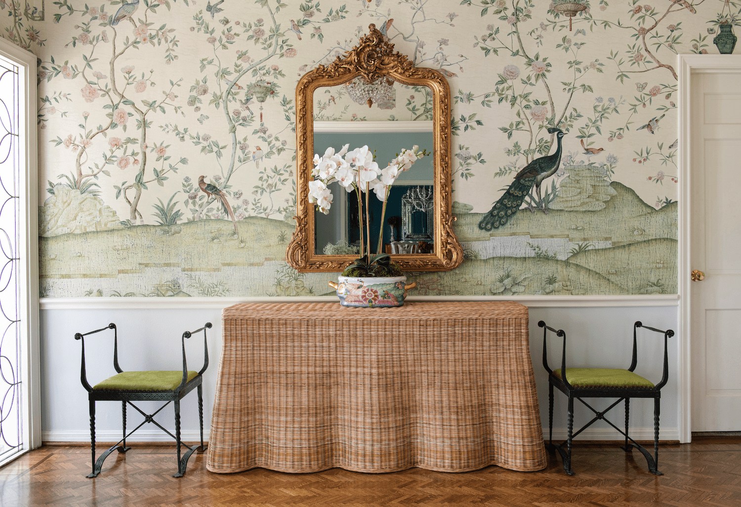 chinoiserie wallpaper print