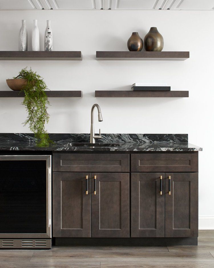 black and gold kitchen countertops